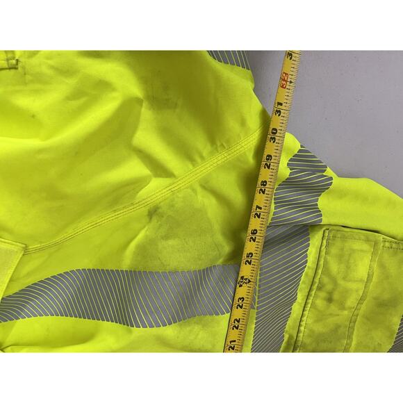 Carhartt Neon Green Jacket Hooded 4XL Reflective Workwear Class 3 Type R ANSI - Picture 15 of 16